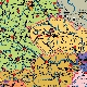 detail 2 of Europe Political map by Wenschow NEW