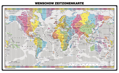 preview one of XXL Time Zone map (World)